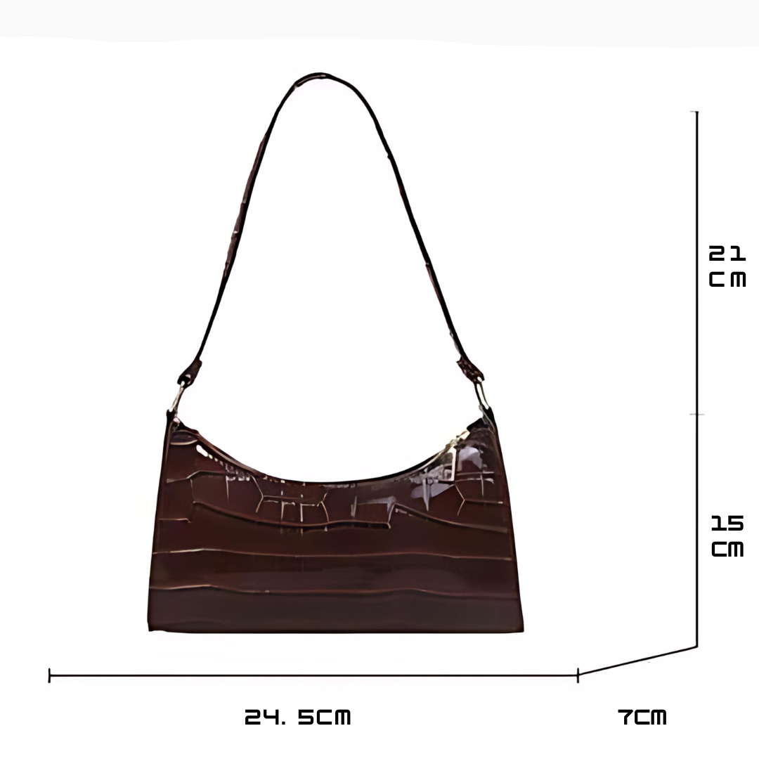 Eline. Glossy Leather Bag