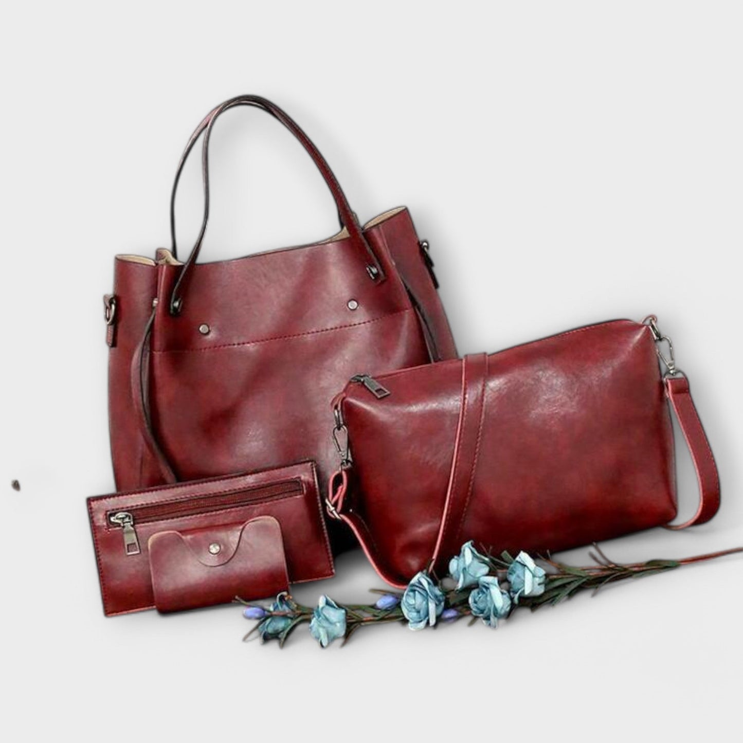 Eline - 4-piece vintage bag set