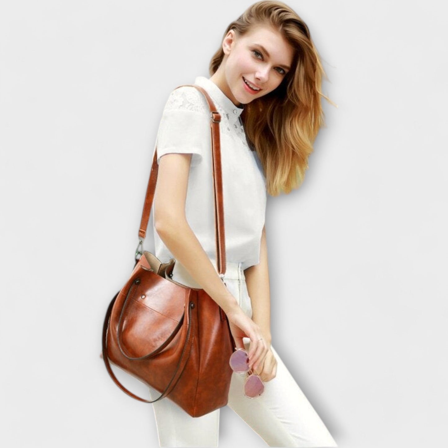Eline - 4-piece vintage bag set