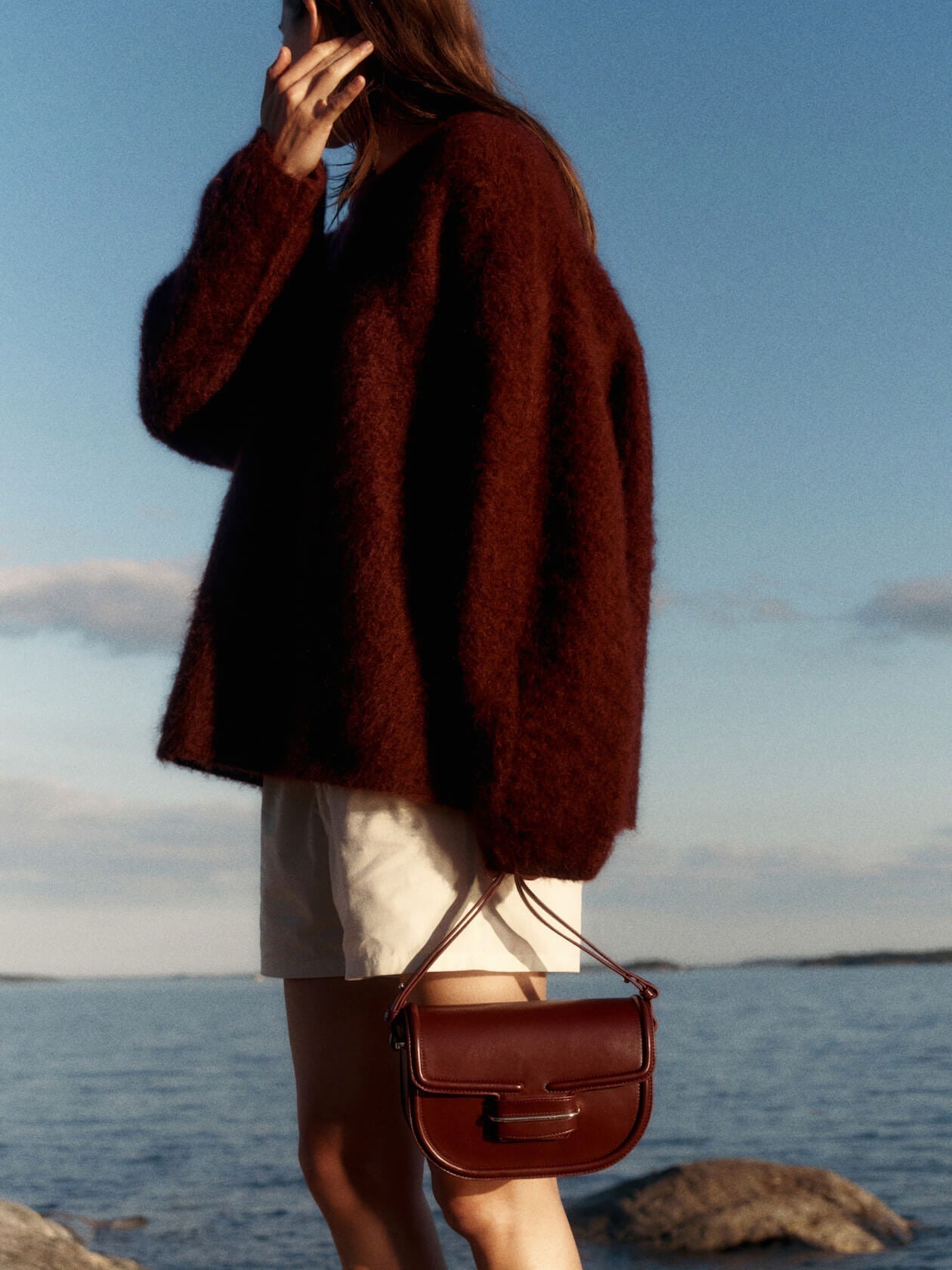 Mirjam™ - Oversized Jumper and Mohair Blend Skirt Set