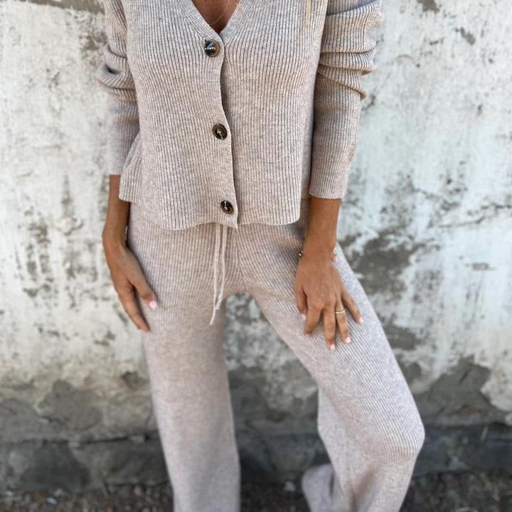 Ilse™ - Elegant Cardigan & Trouser Set for Women