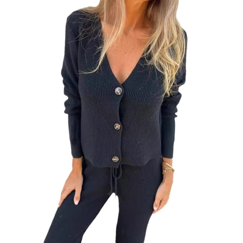 Ilse™ - Elegant Cardigan & Trouser Set for Women