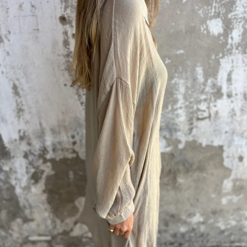 Alora™ - Long Sleeve Shirt and Shorts Set for Women