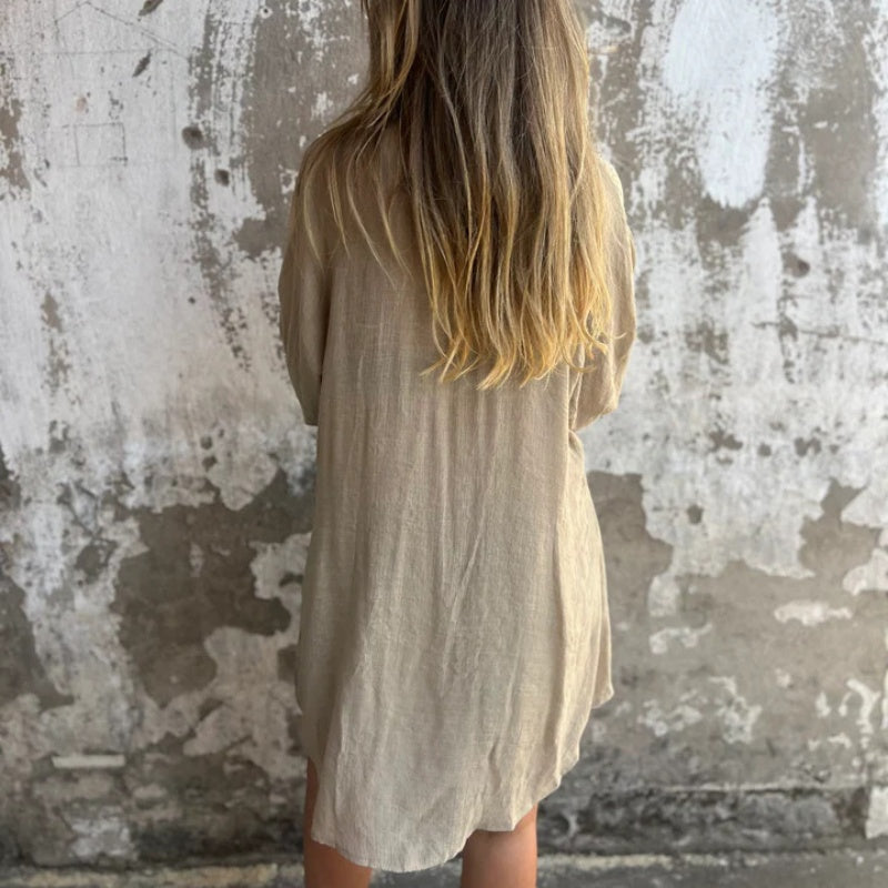 Alora™ - Long Sleeve Shirt and Shorts Set for Women