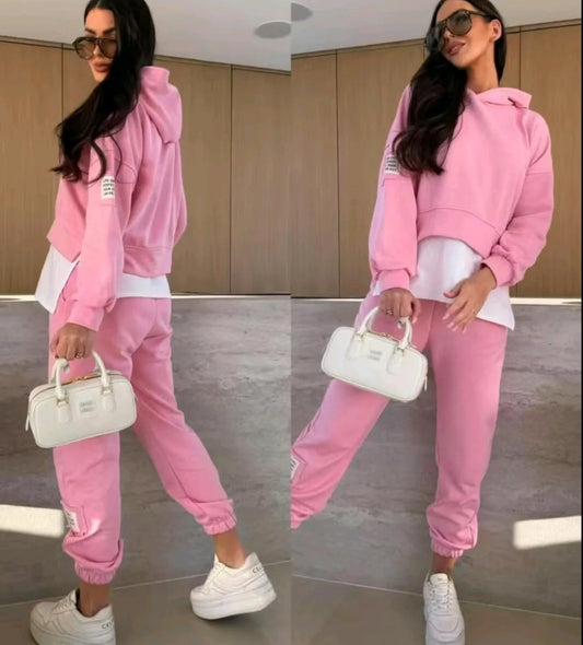 Philippine™ - Patchwork Hoodie Set