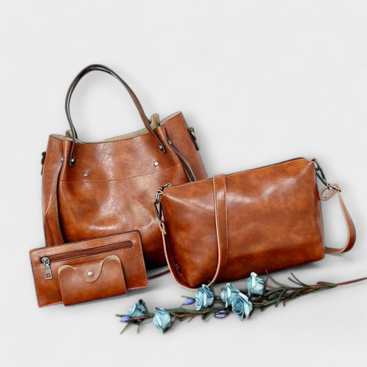 Eline - 4-piece vintage bag set