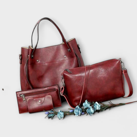 Eline - 4-piece vintage bag set