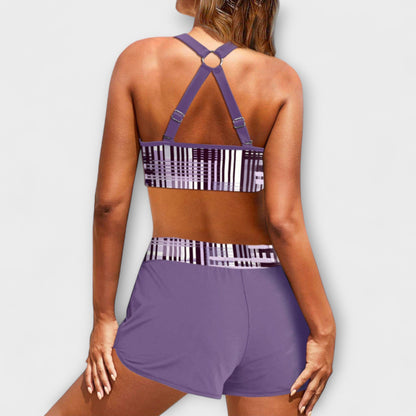 Janelle - Ribbed High-Waisted Bikini