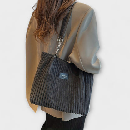 Eline - Soft Cord Shoulder Bag