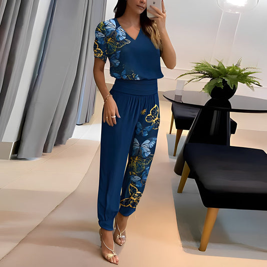 Ivy | Two-Piece Set with Vibrant Print
