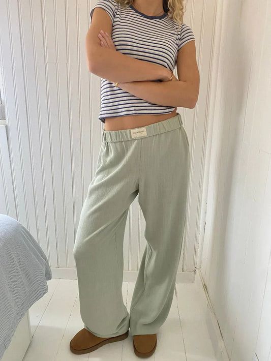Variant image for Lounge Pants Women | Wide Leg Lounge Trousers for Everyday Wear | Emily-19