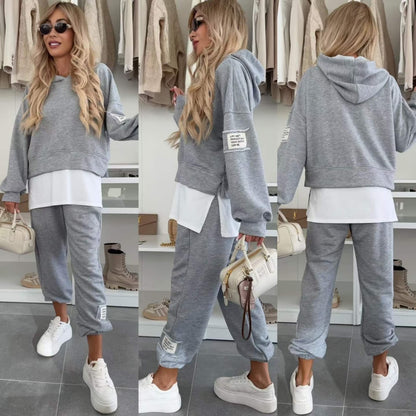 Philippine™ - Patchwork Hoodie Set