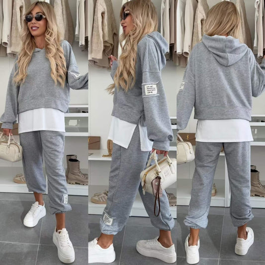 Philippine™ - Patchwork Hoodie Set