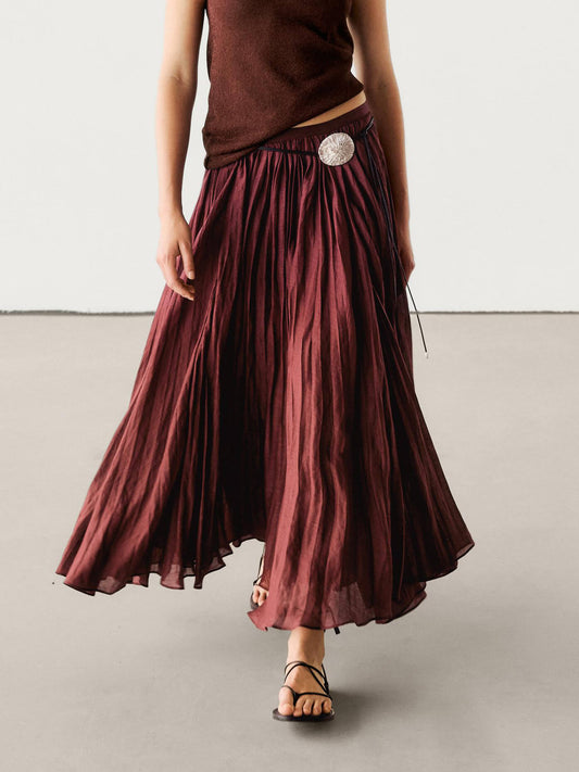 Mirjam™ - Oversized Jumper and Mohair Blend Skirt Set