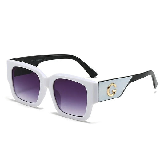 Elisa - Square elegant sunglasses with thick frame