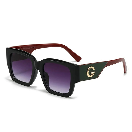 Elisa - Square elegant sunglasses with thick frame