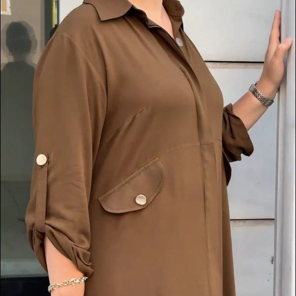 Danae™ - Casual 2-Piece Set in Solid Colour for Women