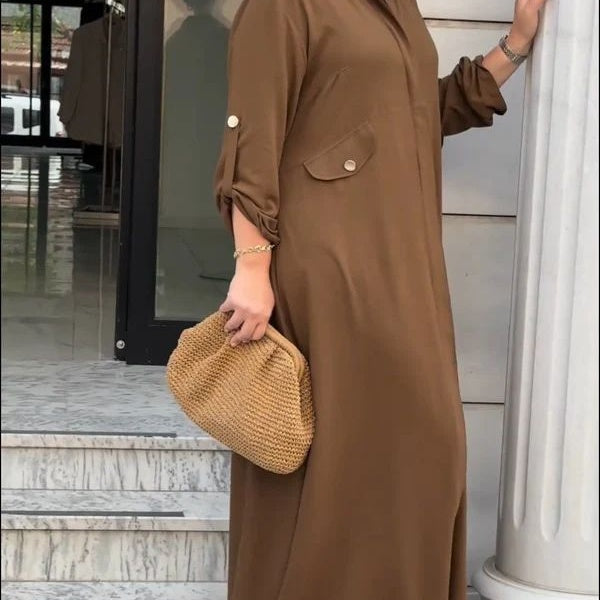 Danae™ - Casual 2-Piece Set in Solid Colour for Women