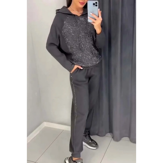 Cécile™ - Casual Hooded Set and Trousers for Women