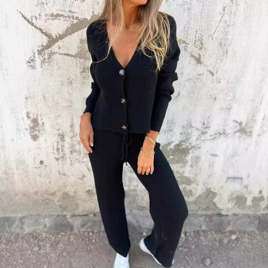 Ilse™ - Elegant Cardigan & Trouser Set for Women