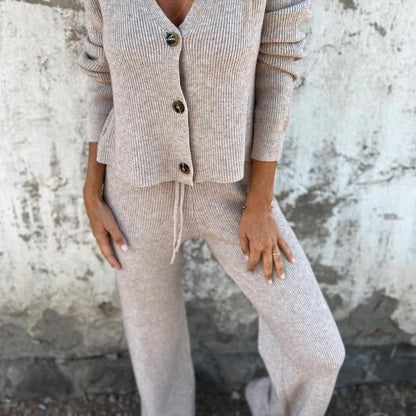 Ilse™ - Elegant Cardigan & Trouser Set for Women