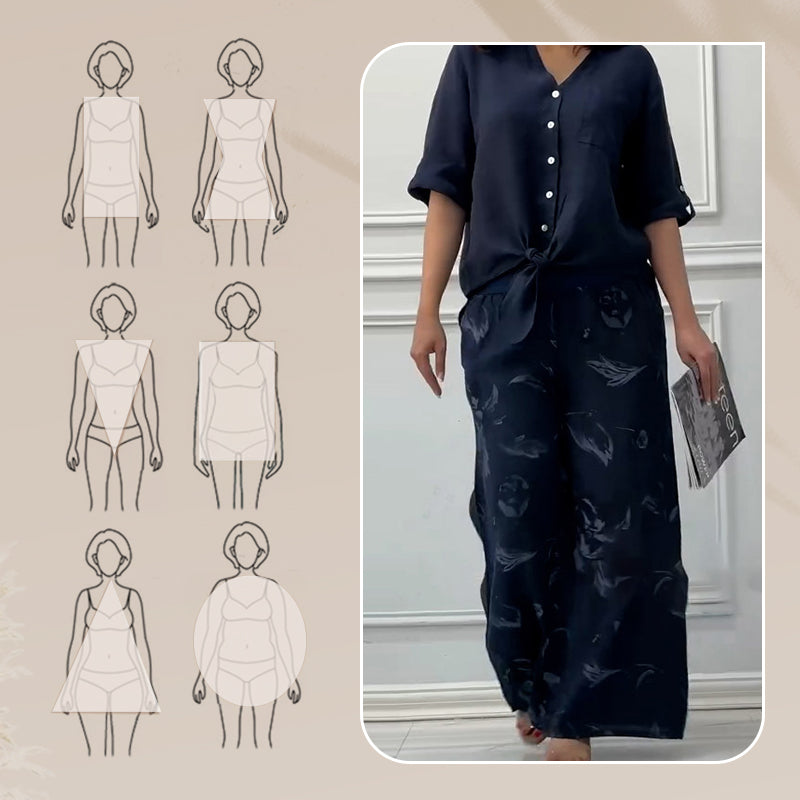 Penelope™ - Two-Piece High-Waisted Cardigan and Trouser Set